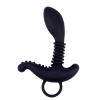 Cтимулятор простати з додатковим відростком Chisa Black Mont Booty Exciter і кільцем-тримачем