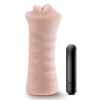 Мастурбатор в виде рта с вибропулей Blush M for Men Angie телесный