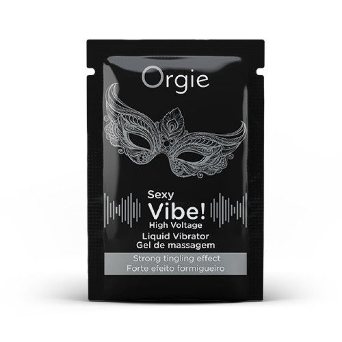 Пробник/рідкий вібратор Orgie SEXY VIBE! потужна вібрація, 2 мл