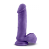 Фалоімітатор кібершкіра au NATUREL bold HERO 8INCH DILDO PURPLE