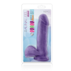 Фалоімітатор кібершкіра au NATUREL bold HERO 8INCH DILDO PURPLE