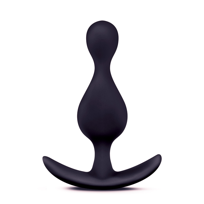 Анальний плаг ANAL ADVENTURES PLATINUM WAVE BLACK