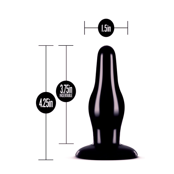 Анальний плаг ANAL ADVENTURES PLEASURE PLUG BLACK