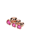 Dt21792 набір анальних пробок GLEAMING LOVE ROSE GOLD PLUG SET