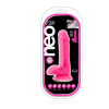 T331186 фалоімітатор з подвійною щільністю NEO ELITE COCK W. BALLS NEON PINK