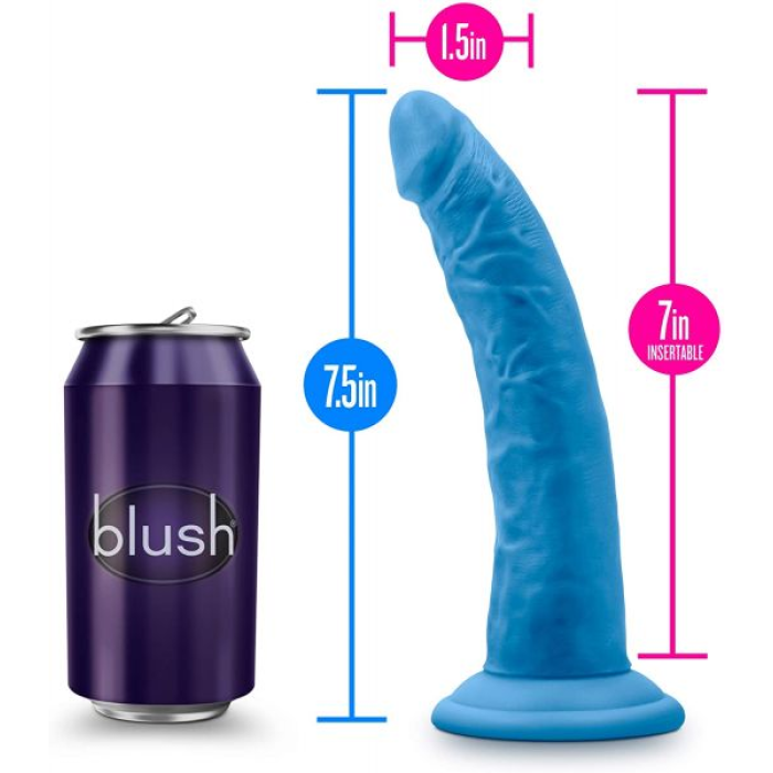 Фалоімітатор з подвійною щільністю NEO ELITE 7.5INCH DUAL DENSITY COCK NEON