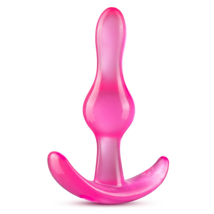 Анальний плаг із стопером Blush B Yours Curvy Anal Plug рожевий