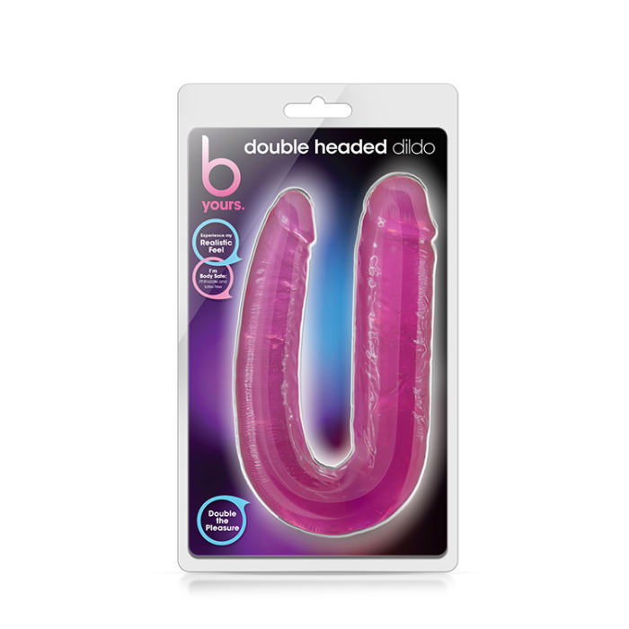Подвійний фалоімітатор B YOURS DOUBLE HEADED DILDO PINK