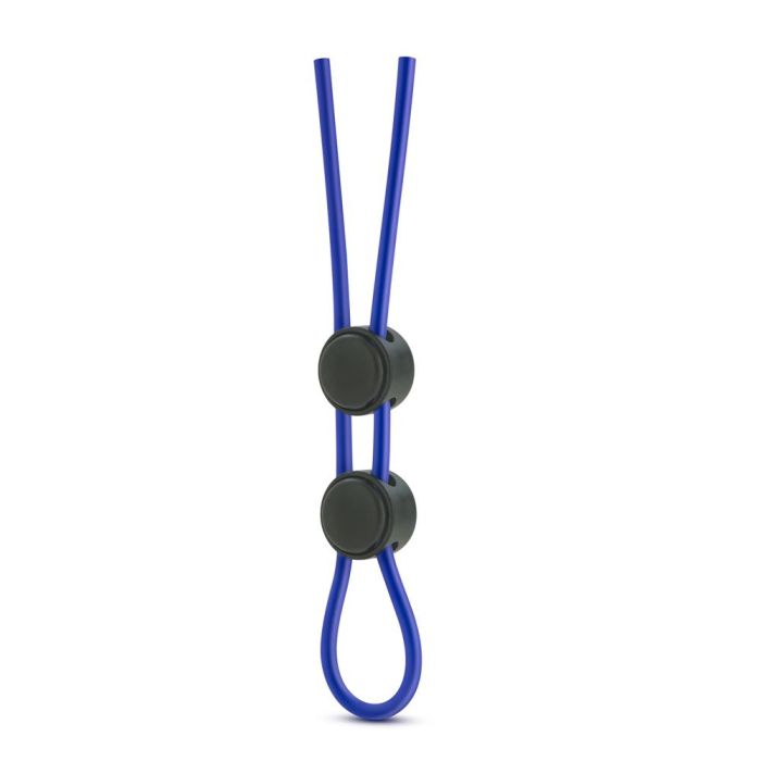 T331084 регульоване ерекційне кільце STAY HARD DOUBLE LOOP BLUE