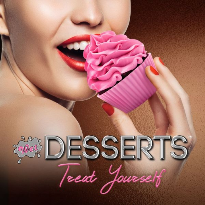 ПРОБНИК/Їстівний Лубрикант WET Desserts Frosted Cupcake (зі смаком кексу) 10 мл