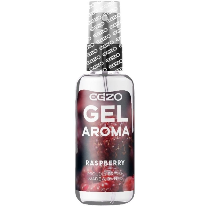 Їстівний гель-лубрикант EGZO Aroma Gel Raspberry зі смаком малини, 50 мл