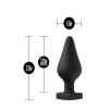 Анальна пробка TEMPTASIA SPANK ME BUTT PLUG BLACK