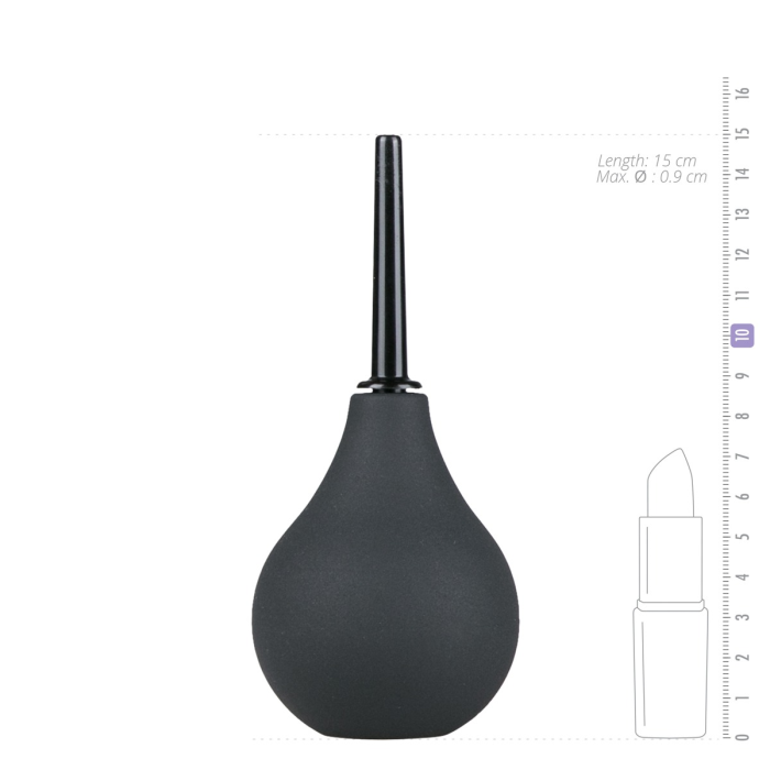 Анальний душ Easytoys Black Anal Douche medium