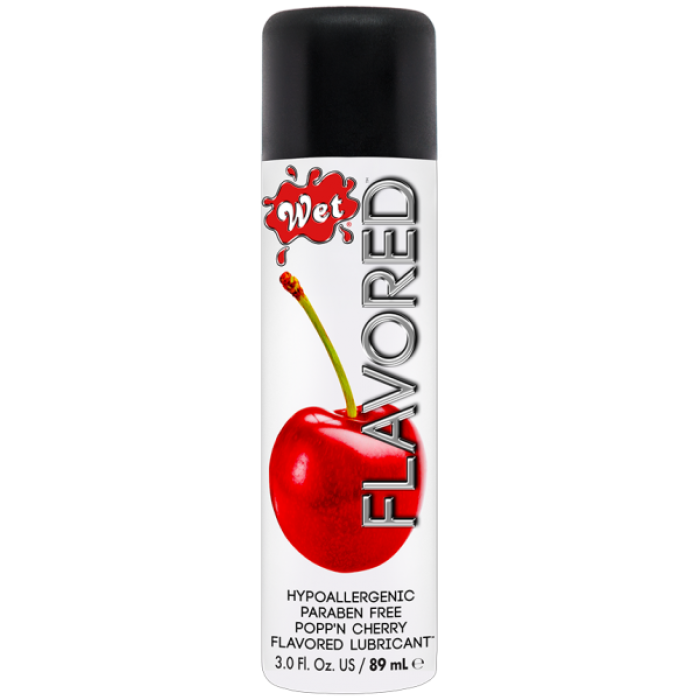 Їстівний лубрикант Wet Clear Flavored Cherry (Стигла вишня), 89 мл