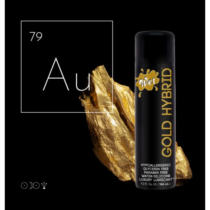 Лубрикант водно-силіконовий гібрид Wet Gold Hybrid 148 мл