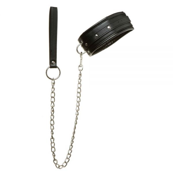 Нашийник з повідком Luxury Fetish Rivet and Style