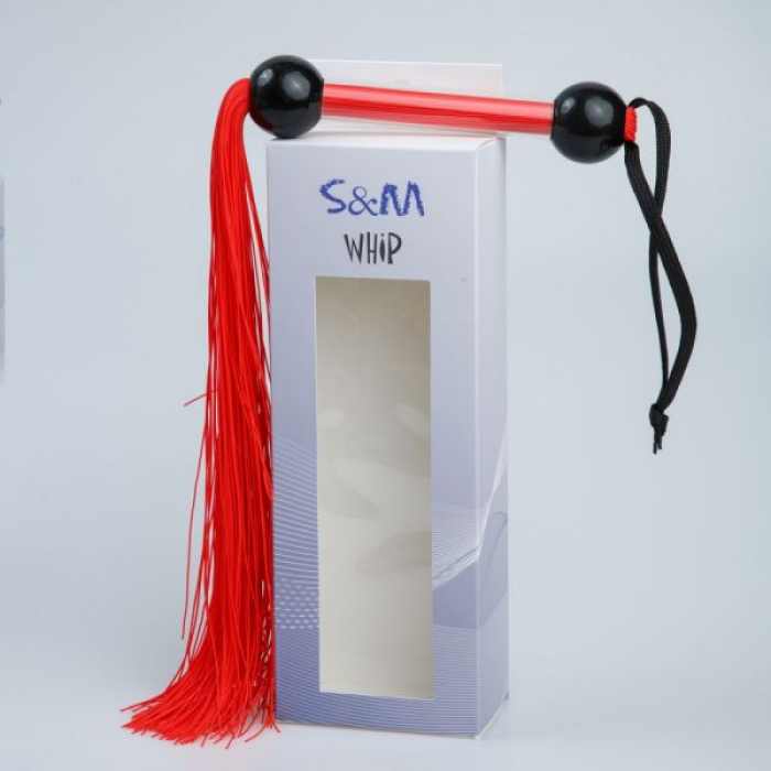F61412 батіг з силікону FLOGGER RED