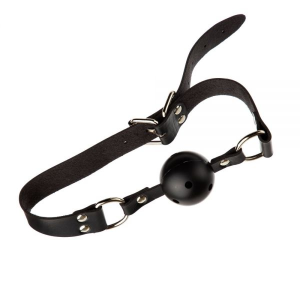 F61425 Кляп Loveshop BREATHABLE BALL Gag BLACK