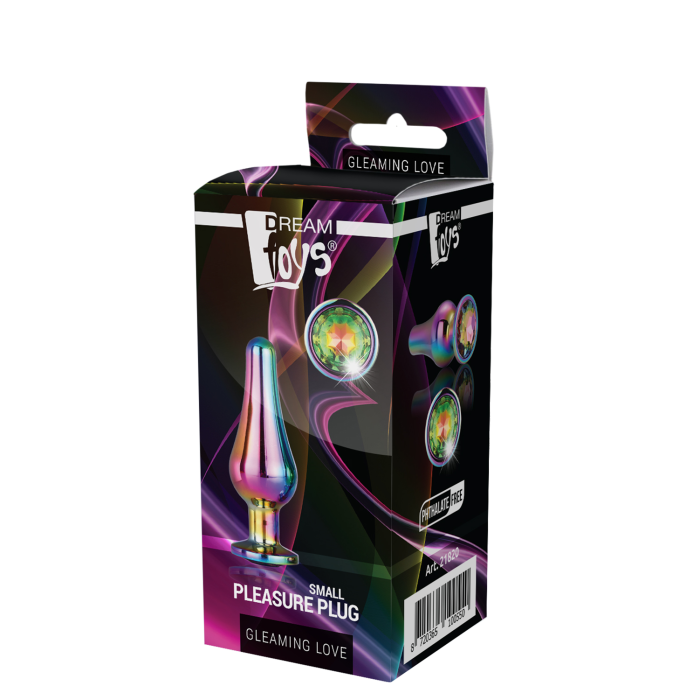 Dt21820 анальна пробка конічної форми Dream Toys GLEAMING LOVE COLOURED PLEASURE PLUG S