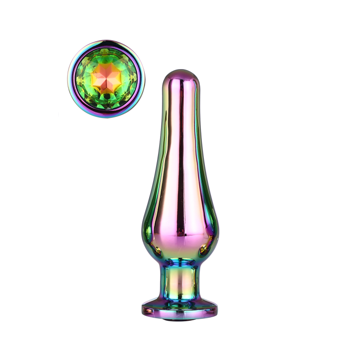 Dt21821 анальна пробка конічної форми Dream Toys GLEAMING LOVE COLOURED PLEASURE PLUG M