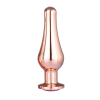 DT21828 анальна пробка конічної форми Dream Toys GLEAMING LOVE ROSE GOLD PLEASURE PLUG L