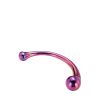 Dt21836 вигнутий скляний фалоімітатор Dream Toys GLAMOUR GLASS CURVED BIG WAND
