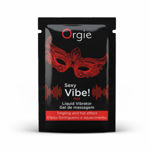 ПРОБНИК/Рідкий вібратор Orgie SEXY VIBE HOT вібрація + ефект, що зігріває, 2 мл