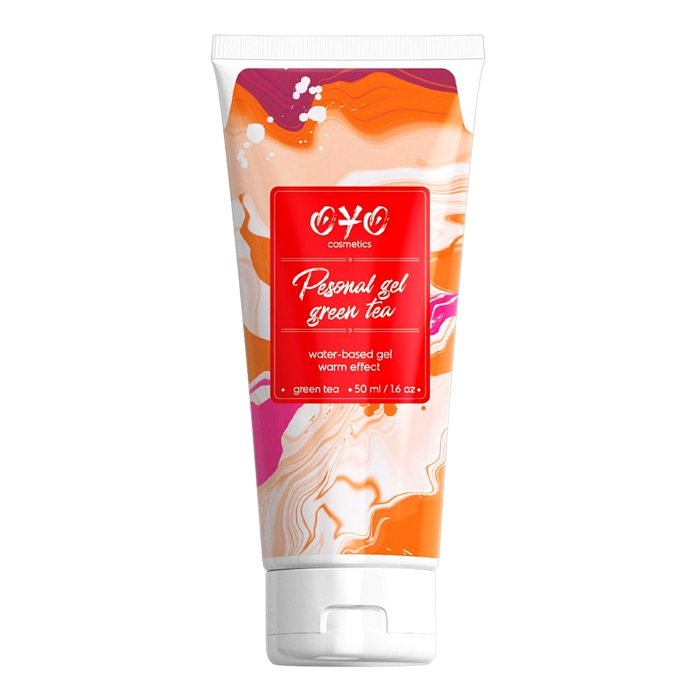 Лубрикант із зігрівальним ефектом OYO Personal Gel Green Tea з екстрактом зеленого чаю, 50 мл