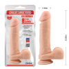 Фалоімітатор реалістичний Chisa Ballsy Super Cock 8.5 на присосці з яскраво вираженою головкою