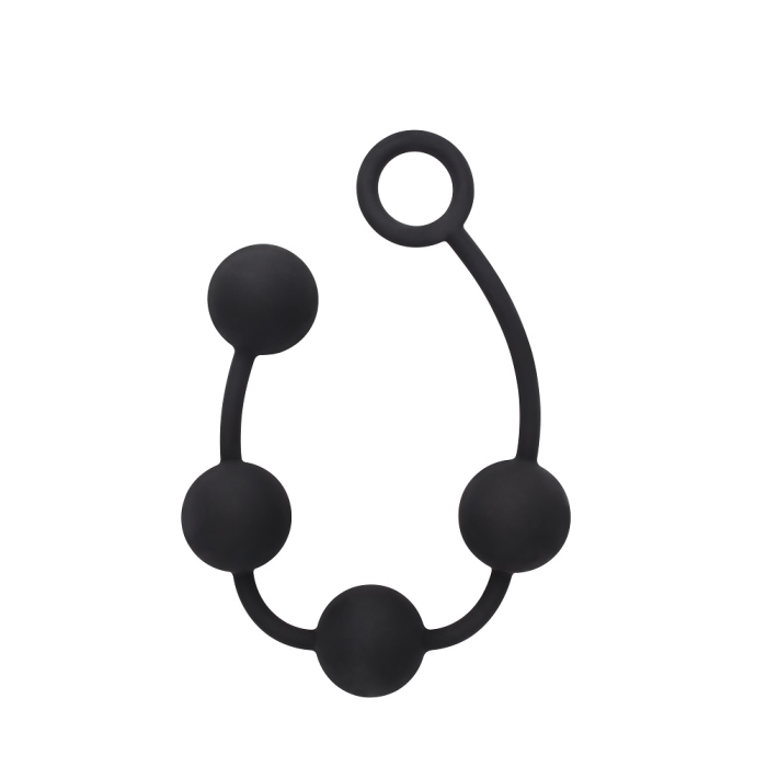 Анальні буси Chisa Black Mont Storm Beads чорні, M