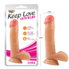 Фалоімітатор реалістичний Chisa Keep Love Cute Dildo на присосці, бежевий