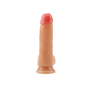 Фалоімітатор реалістичний з мошонкою Chisa Keep Love Bedi Dildo на присосці, бежевий