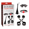 Набір БДСМ 6 предметів Chisa Behave Luxury Fetish, чорний