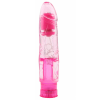 Вібратор реалістичний на батарейках Chisa Crystal Jelly Seduction, рожевий