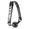 Кляп 4,7 см BLAZE LUXURY BALL GAG CROCO BLACK