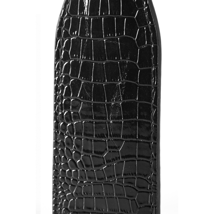 Шлепалка BLAZE LUXURY PADDLE CROCO BLACK