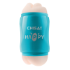 Мастурбатор Вагіна та Рот у колбі Chisa Portable Happy Cup з вібрацією