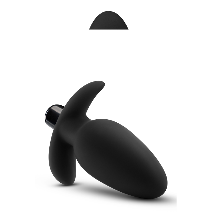 Анальна пробка з вібрацією Blush Anal Adventures Platinum Saddle Plug