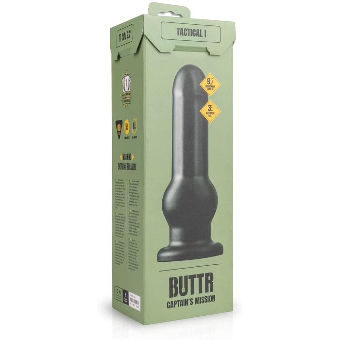 Велика анальна пробка BUTTR Tactical I Dildo