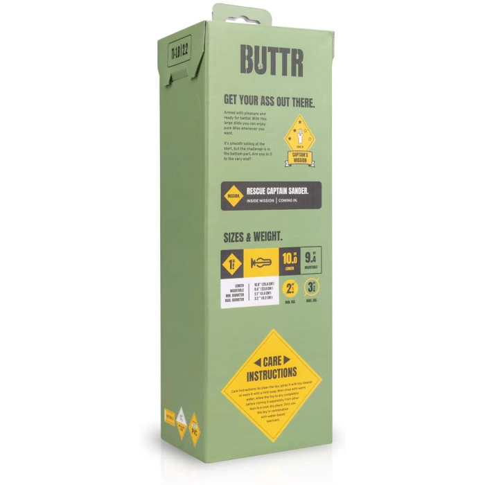 Велика анальна пробка BUTTR Tactical I Dildo
