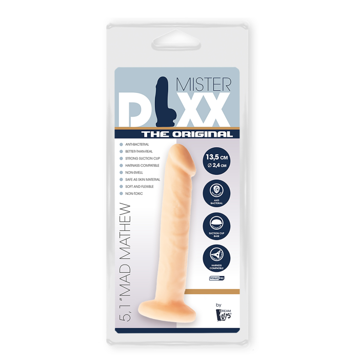 Гнучкий міні фалоімітатор DREAM TOYS Mr. DIXX MAD MATHEW 5.1INCH DONG