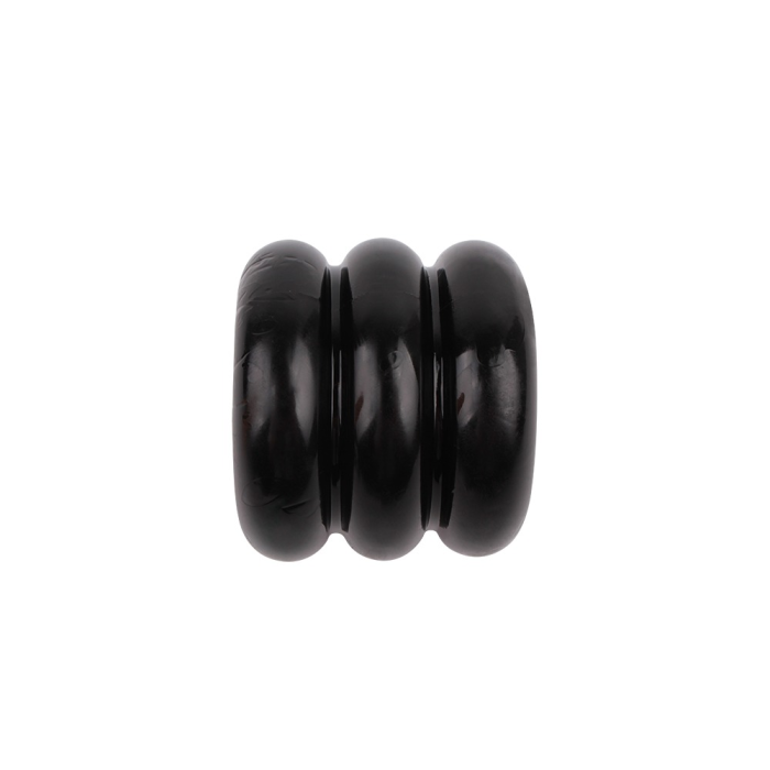 Широке ерекційне кільце з трьох ярусів Chisa GK Power Triad Cock Ring, чорне