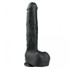 Фалоімітатор Гігант EASYTOYS REALISTIC DILDO BLACK 29.5 CM