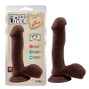 Фалоімітатор на присосці Chisa T-skin ReaL Topless Lover, коричневий