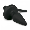 Анальна силіконова пробка з імітацією собачого хвоста Easytoys Dog Tail Plug 30 см, чорна