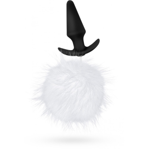 T330675 анальна пробка з помпоном POM PLUGS FUR POM Pom WHITE