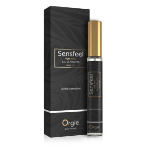 Чоловіча туалетна вода Orgie SENSFEEL + афродизіак, ефективна феромон-технологія, 10 мл
