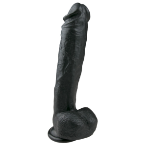 Фалоімітатор гігант EasyToys Black, 26.5 х 4.8 см