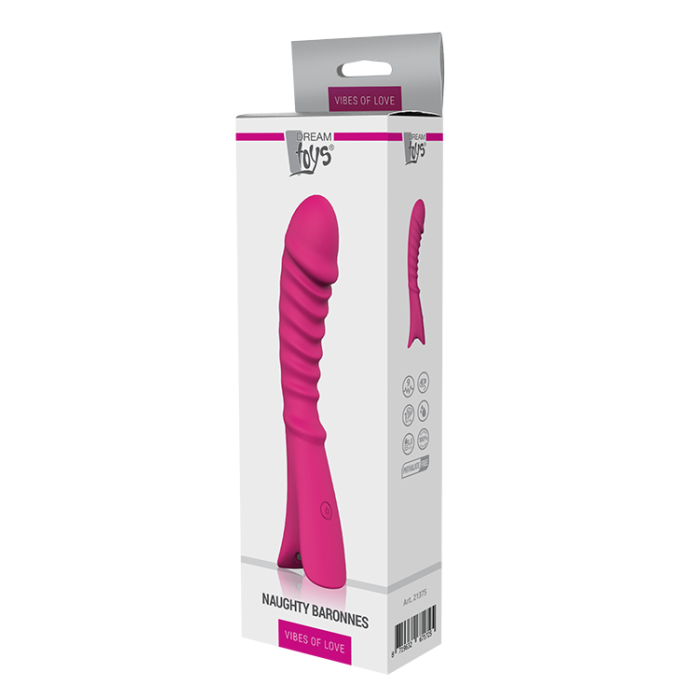 Вібратор із стимулюючими ребрами Dream Toys VIBES OF LOVE NAUGHTY BARONESS