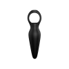 Анальна пробка з вібрацією Dream Toys CHEEKY LOVE TAPERED PLUG BLACK